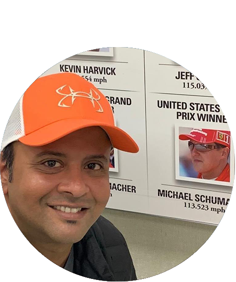 Jothi Iyer man in hat