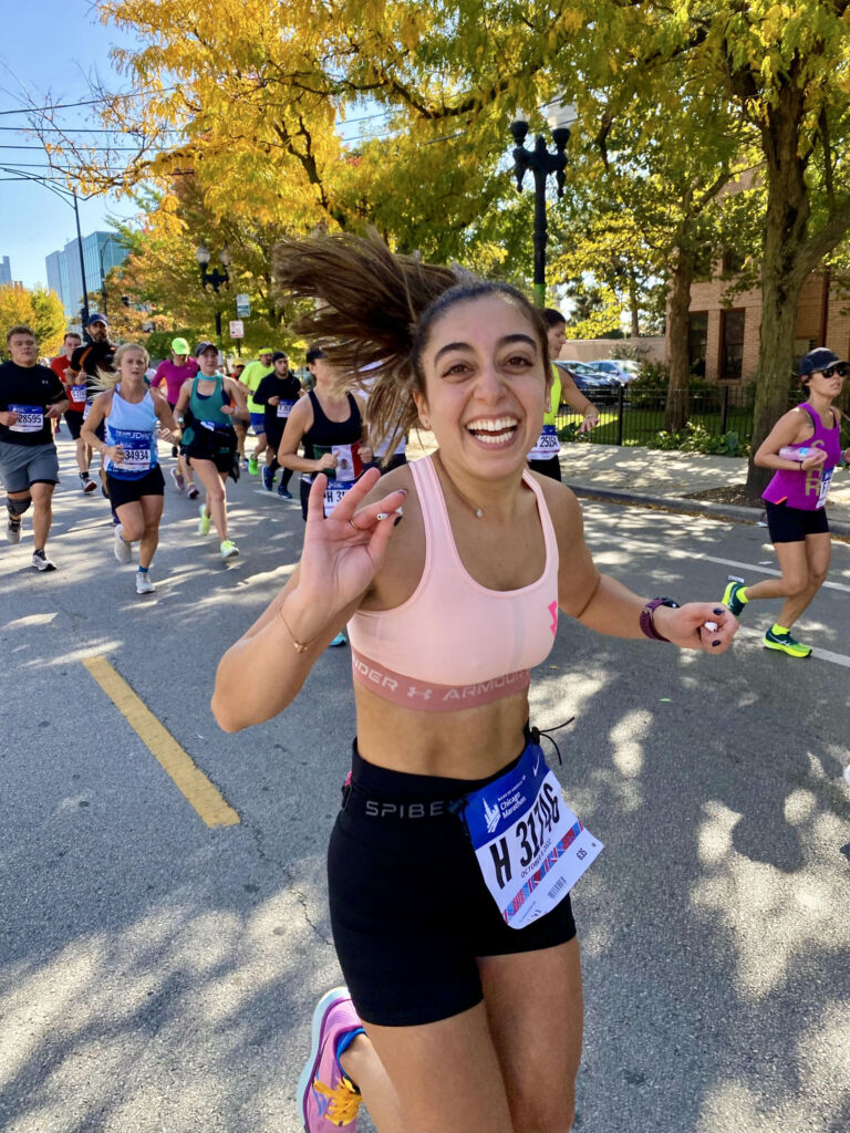 woman running